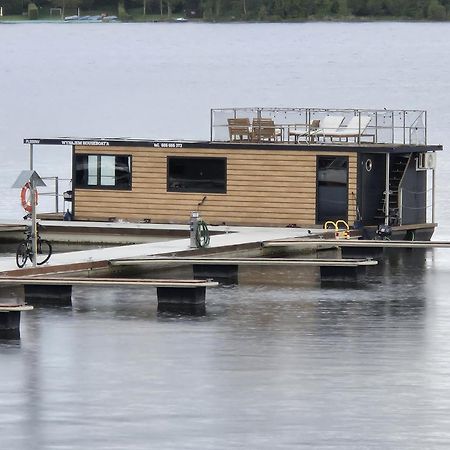 Domek Na Wodzie - Houseboat -Sauna, Taras Na Dachu, Dwie Sypialnie Mikołajki Dış mekan fotoğraf