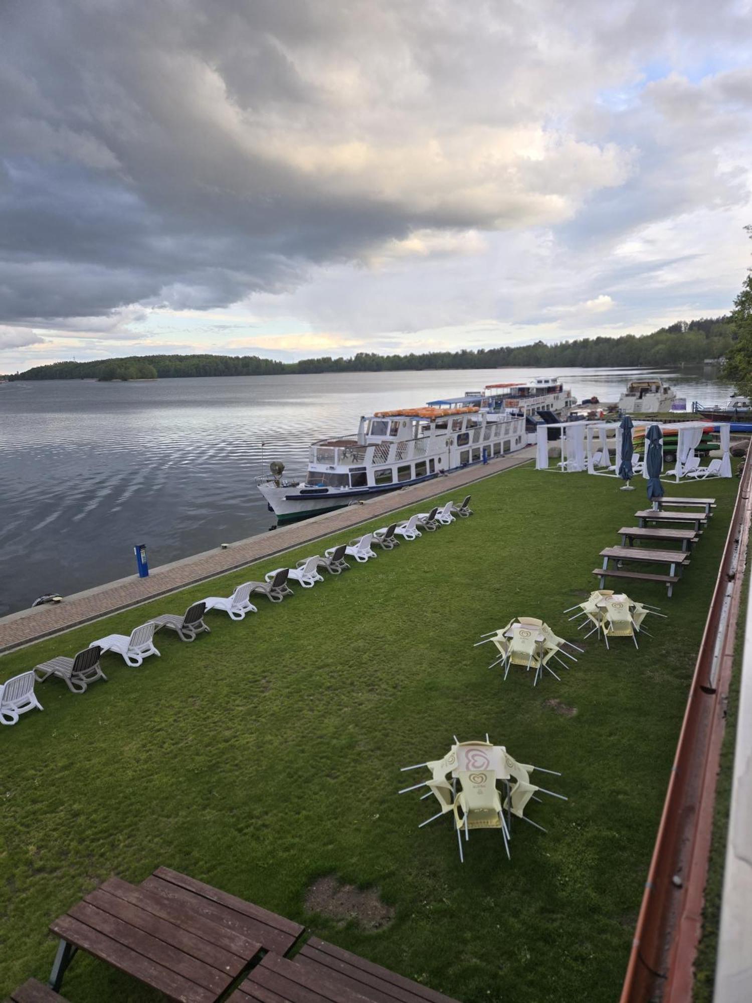 Domek Na Wodzie - Houseboat -Sauna, Taras Na Dachu, Dwie Sypialnie Mikołajki Dış mekan fotoğraf